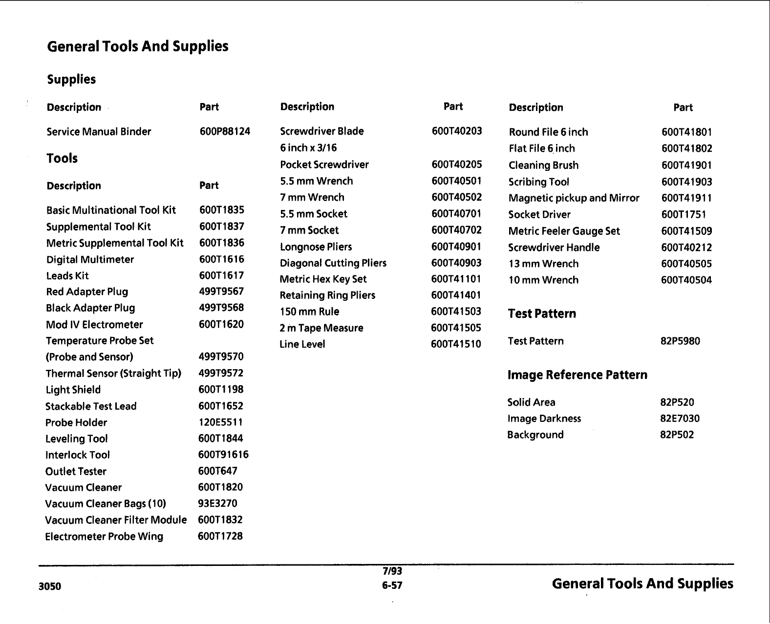 Xerox WideFormat 3030 Parts List and Service Manual-6